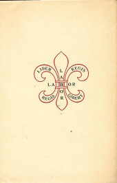 Verso de (AUT) Dubout -1941- Villon - Œuvres
