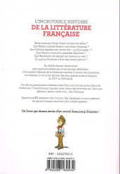 Verso de L'incroyable Histoire de la Littérature Française -FL- L'incroyable histoire de la littérature française