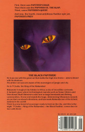 Verso de Black Panther Panther's Prey (1991) -1- Issue #1