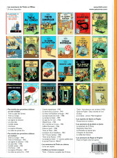 Verso de Tintin (Historique) -12D3- Le Trésor de Rackham le Rouge