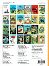 Verso de Tintin (Historique) -15D4- Tintin au pays de l'or noir