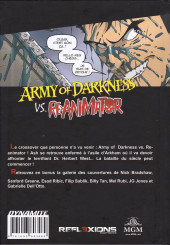 Verso de Army of Darkness vs Re-animator -1- Volume 1