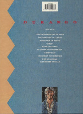 Verso de Durango -8a1992- Une raison pour mourir