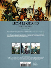 Verso de Les grands Personnages de l'Histoire en bandes dessinées -50- Léon Le Grand défie Attila le Hun