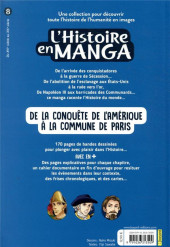 Verso de L'histoire en manga -8- De la conquête de l'Amérique à la Commune de Paris