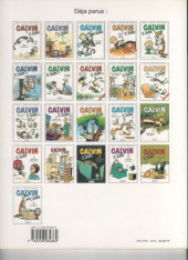 Verso de Calvin et Hobbes -3b2002- On est fait comme des rats !