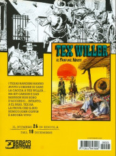Verso de Tex Willer (Sergio Bonelli Editore) -25- Resa dei conti al white horse