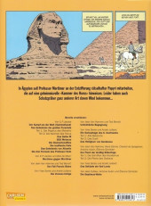 Verso de Blake und Mortimer (Die Abenteuer von) -1c2018- Das Geheimnis der grossen Pyramide (Band 1: Der Papyrus des Manetho)