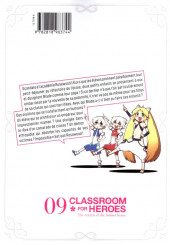 Verso de Classroom for heroes - The return of the former brave -9- Tome 9