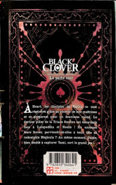 Verso de Black Clover -26- Le pacte noir
