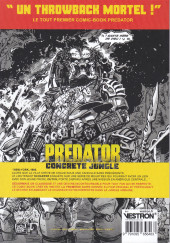 Verso de Predator : Concrete Jungle