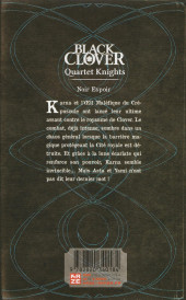 Verso de Black Clover - Quartet Knights -5- Noir espoir