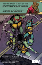Verso de Teenage Mutant Ninja Turtles (2011) -INT14- Order from Chaos