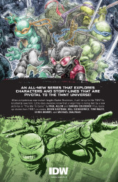 Verso de Teenage Mutant Ninja Turtles Universe (2016) -INT01- The War to Come