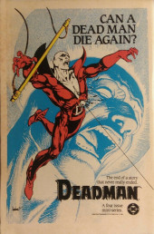 Verso de Atari Force Special (DC Comics - 1986) -OS- Code name : DART