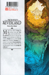 Verso de The promised Neverland -18- Never Be Alone
