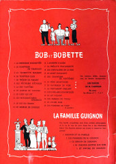 Verso de Bob et Bobette (2e Série Rouge) -5c1959- La trompette magique