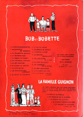 Verso de Bob et Bobette (2e Série Rouge) -14b1958- Le roi du cirque