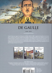 Verso de Les grands Personnages de l'Histoire en bandes dessinées -53- De Gaulle - Tome 2