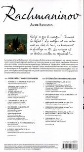 Verso de BD Classique -10- Rachmaninov