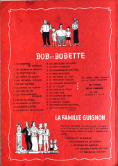 Verso de Bob et Bobette (2e Série Rouge) -20a1961- Les chasseurs de fantômes