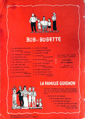 Verso de Bob et Bobette (2e Série Rouge) -12a1960- Les mousquetaires endiablés