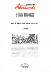 Verso de Star Hawks (en portugais) - Star Hawks - 2º volume