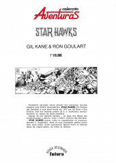 Verso de Star Hawks (en portugais) - Star Hawks - 1º volume