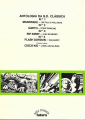 Verso de Antologia da BD Clássica (en portugais) -4- Flash Gordon