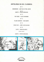 Verso de Antologia da BD Clássica (en portugais) -6- Cuto