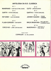 Verso de Antologia da BD Clássica (en portugais) -10- Mandrake