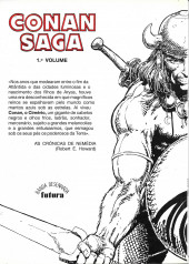 Verso de Conan Saga (en portugais) -1- Conan, o Bárbaro / O covil dos homens-feras