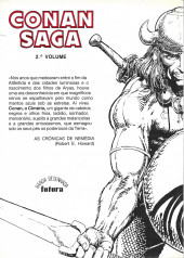 Verso de Conan Saga (en portugais) -2- O deus grisalho / A torre do elefante