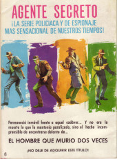 Verso de Agente secreto (Editorial Ferma - 1966) -8- Callejón sin salida