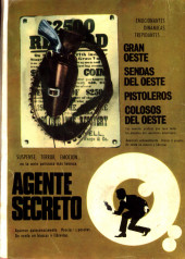 Verso de Agente secreto -37- Safari de asesinos