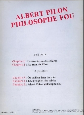 Verso de Albert Pilon philosophe fou -2- Au nom du père