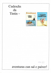 Verso de Tintin (en langues étrangères) -9Roumain- Il giomberet cun las forschs d'aur