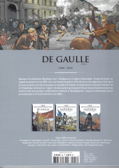 Verso de Les grands Personnages de l'Histoire en bandes dessinées -54- De Gaulle - Tome 3