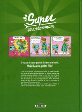 Verso de Super Environman -1- Sous les déchets, la plage