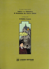 Verso de Adèle Blanc-Sec (As aventuras extraordinárias de) -2- O demónio da Torre Eiffel