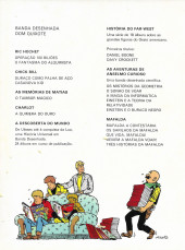 Verso de Chick Bill (en portugais) -35- Casanova Kid