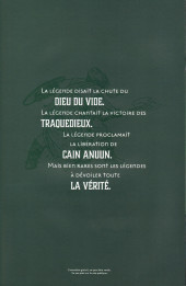 Verso de Le dernier des Dieux -1Extrait- Tome 1