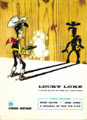 Verso de Lucky Luke (en portugais - divers éditeurs) -41- A herança de Rantanplan