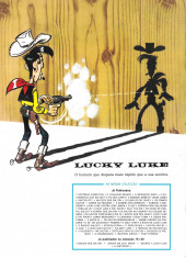 Verso de Lucky Luke (en portugais - divers éditeurs) -9- Carris na pradaria
