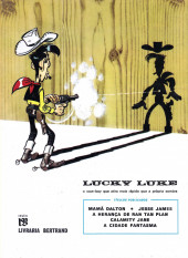 Verso de Lucky Luke (en portugais - divers éditeurs) -25- A cidade fantasma