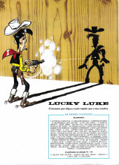 Verso de Lucky Luke (en portugais - divers éditeurs) -33a1989- O engomadinho
