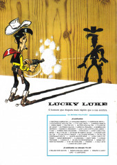 Verso de Lucky Luke (en portugais - divers éditeurs) -16- Subindo o Mississipi
