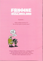 Verso de Guide Sublime -1HS- Guide sublime fanzine 1
