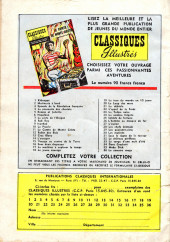 Verso de Classiques illustrés (1re Série) -34- Davy Crockett