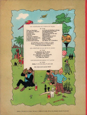 Verso de Tintin (Historique) -7B36- L'île noire